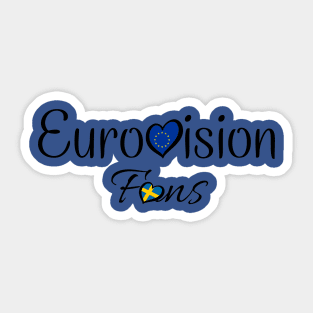 Eurovisión Fans Suecia. Sticker